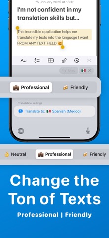 Translator Keyboard - AI Keys iPhone screenshot