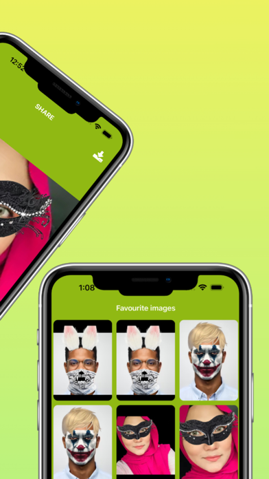 Screenshot #3 pour Anonymous Face Mask Photo edit