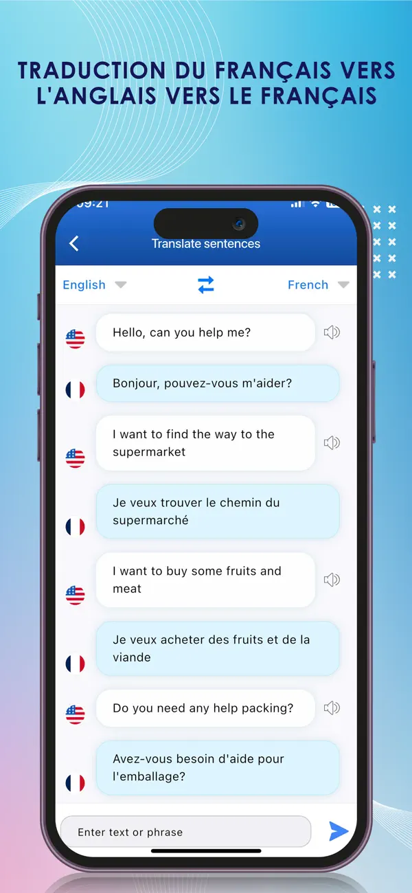 Screenshot #2 pour Dictionnaire Français Anglais+