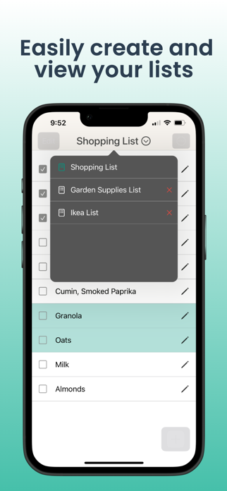 Shopping List: Quick & Easy Screenshot 2 of 5