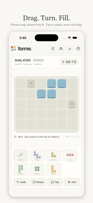 FORME: Daily Block Puzzle screenshot 2