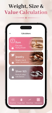 Measure Ring & Finger Size iPhone screenshot