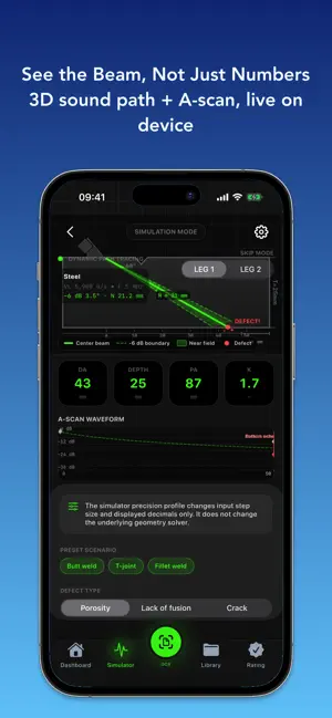 NDT Master: UT Weld Calculator screenshot 1
