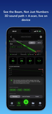 NDT Master: UT Weld Calculator Screenshot 1 of 8