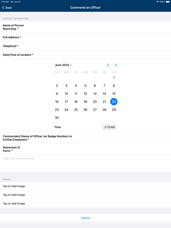 Secaucus NJ Police Department iPad screenshot 2 - Lifestyle app