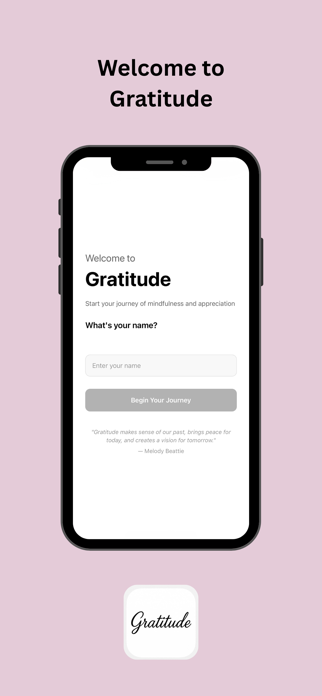 Gratitude Mini - Journal Screenshot 1 of 3
