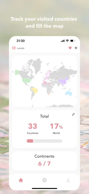 Landa - Travel Tracker screenshot 2