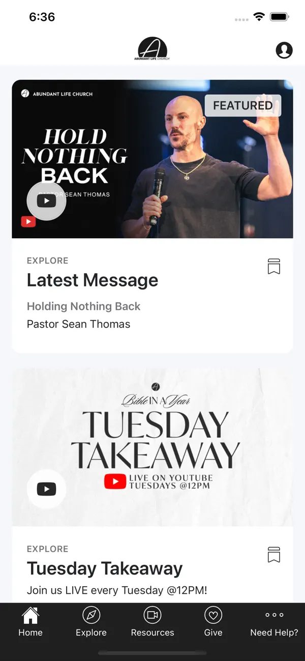 Screenshot #1 pour Abundant Life Church Florida
