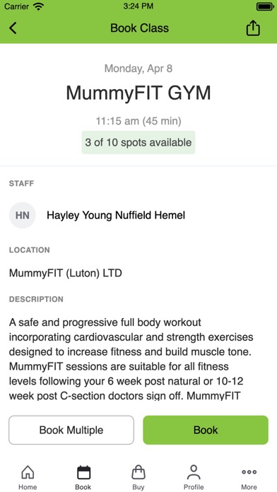 MummyFIT Screenshot