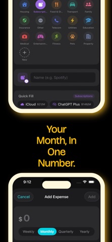Fixense: Fixed Expense Tracker Screenshot 3 of 4