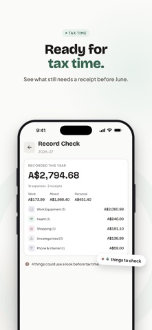 HeyJerni: Receipt Scanner iPhone screenshot