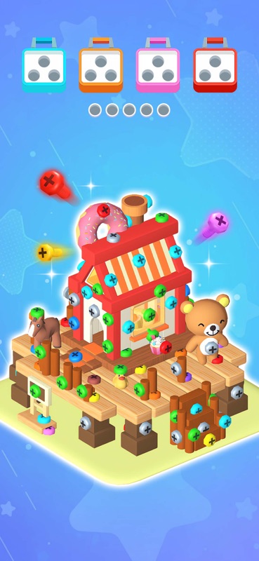 Screw Blast - 3Dねじ＆ネジピンパズルゲーム screenshot 4