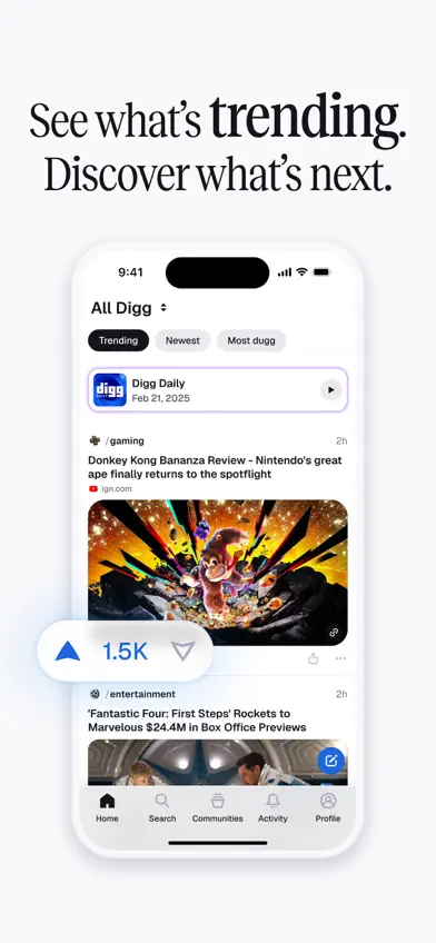Digg screenshot 4