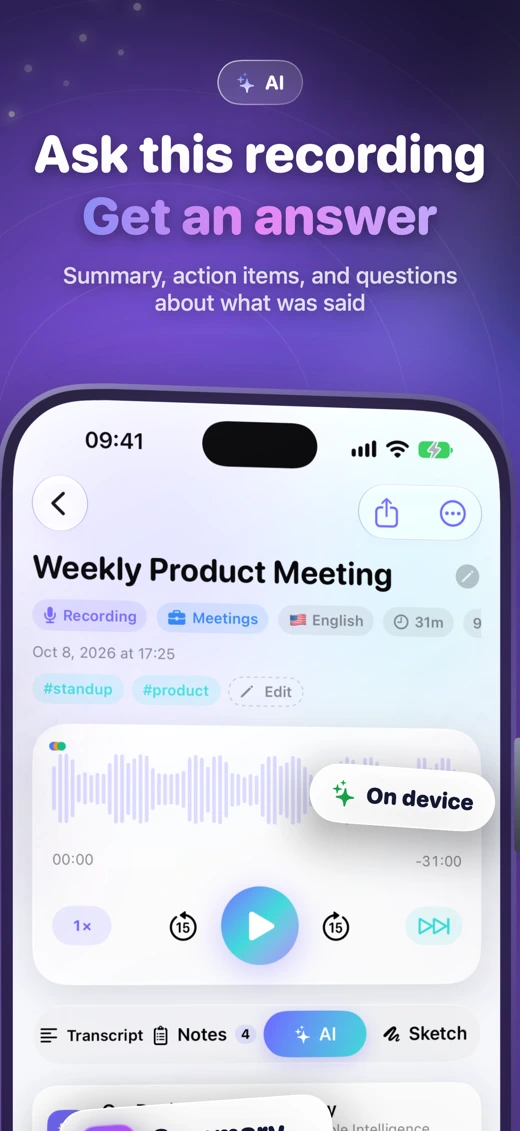 AI Voice to Text: Record Notes screenshot 5