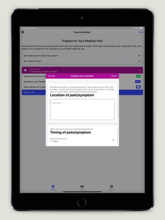 Screenshot #6 pour AHRQuestionBuilder