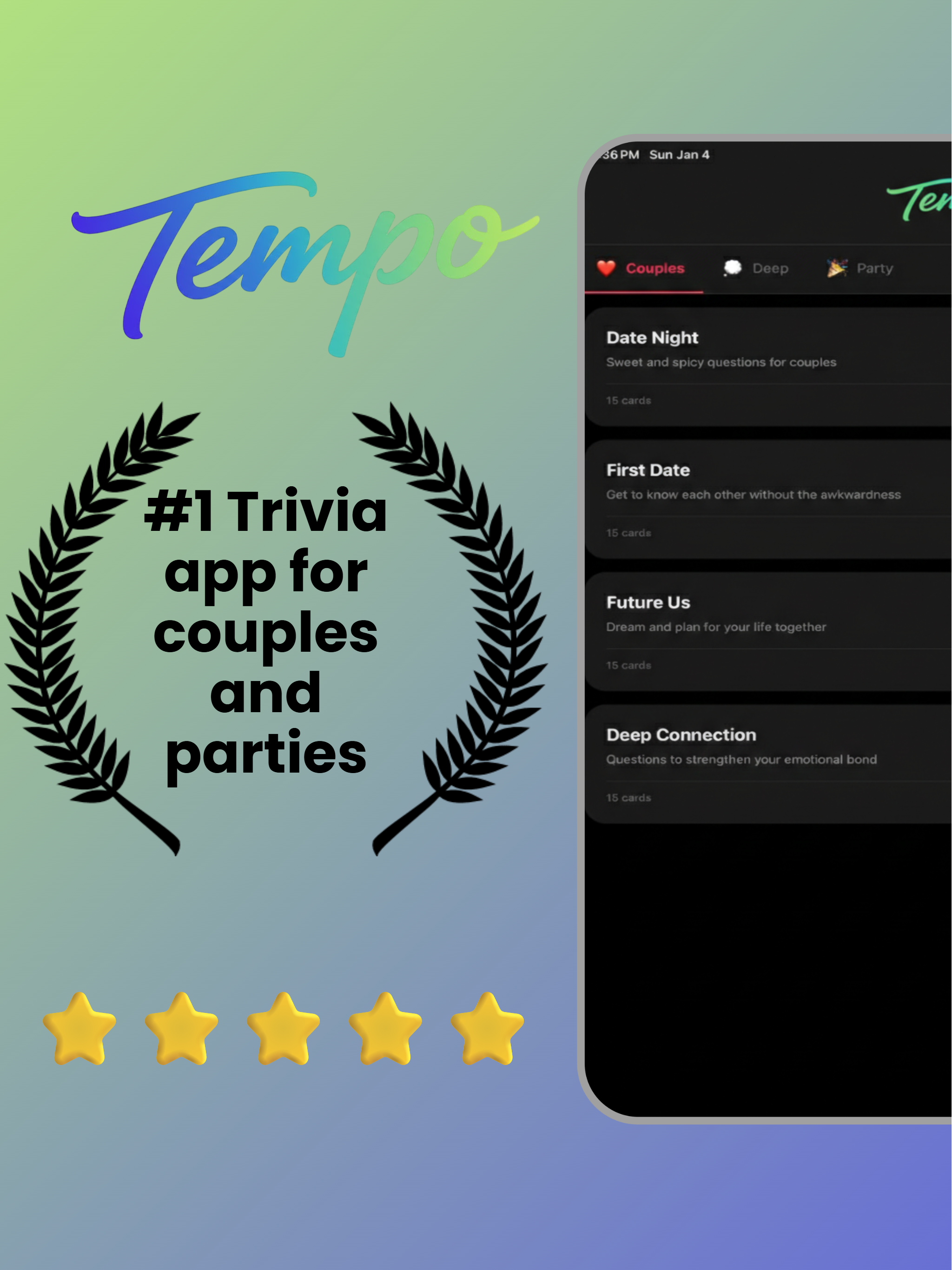 Tempo Cards