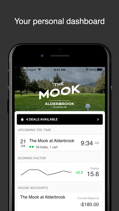 The Mook at Alderbrook iPhone screenshot 1 - Sports app
