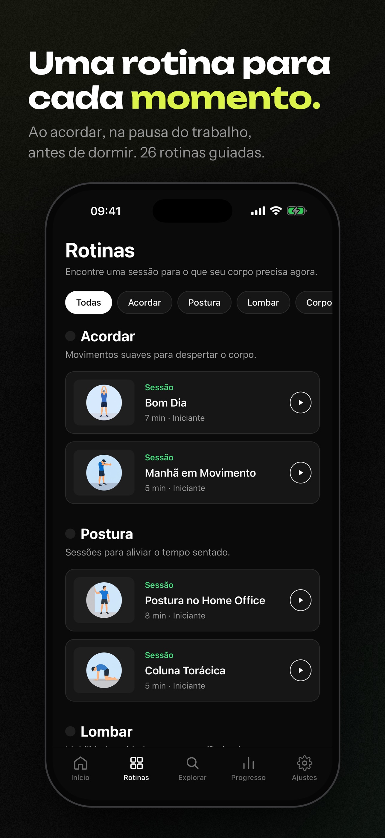 Screenshot 6 of Alonga: alongamento diário