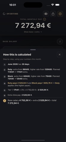 Overtime - Pay Calculator Screenshot 2 of 10