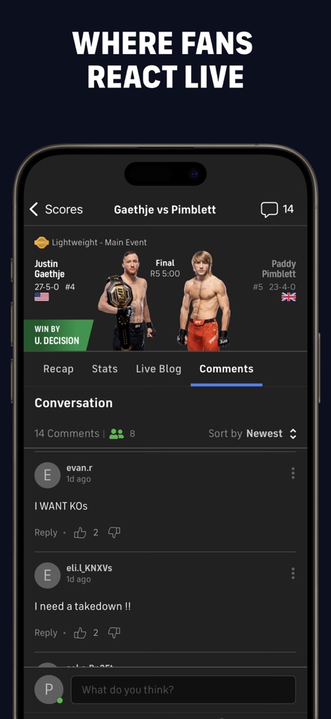 CBS Sports App: Scores & News - Live Fan Interaction
