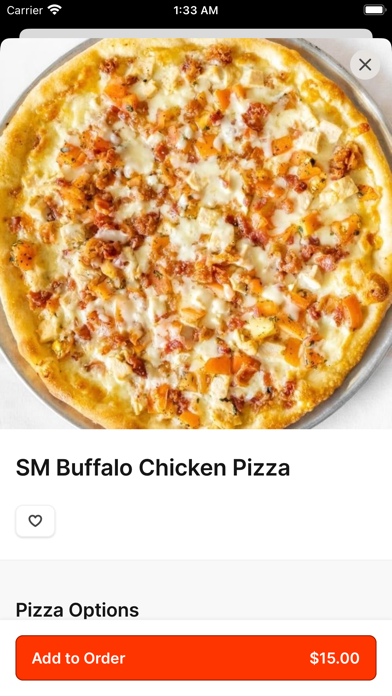 Tuscan Pizza iPhone screenshot 4 - Food & Drink app