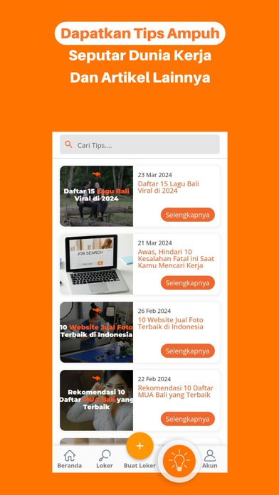 LokerBaliInfo: Cari Kerja Bali Screenshot