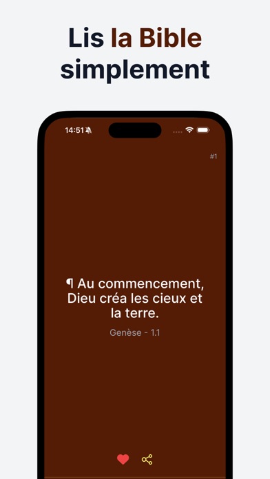 Screenshot #1 pour Bible Quotidienne