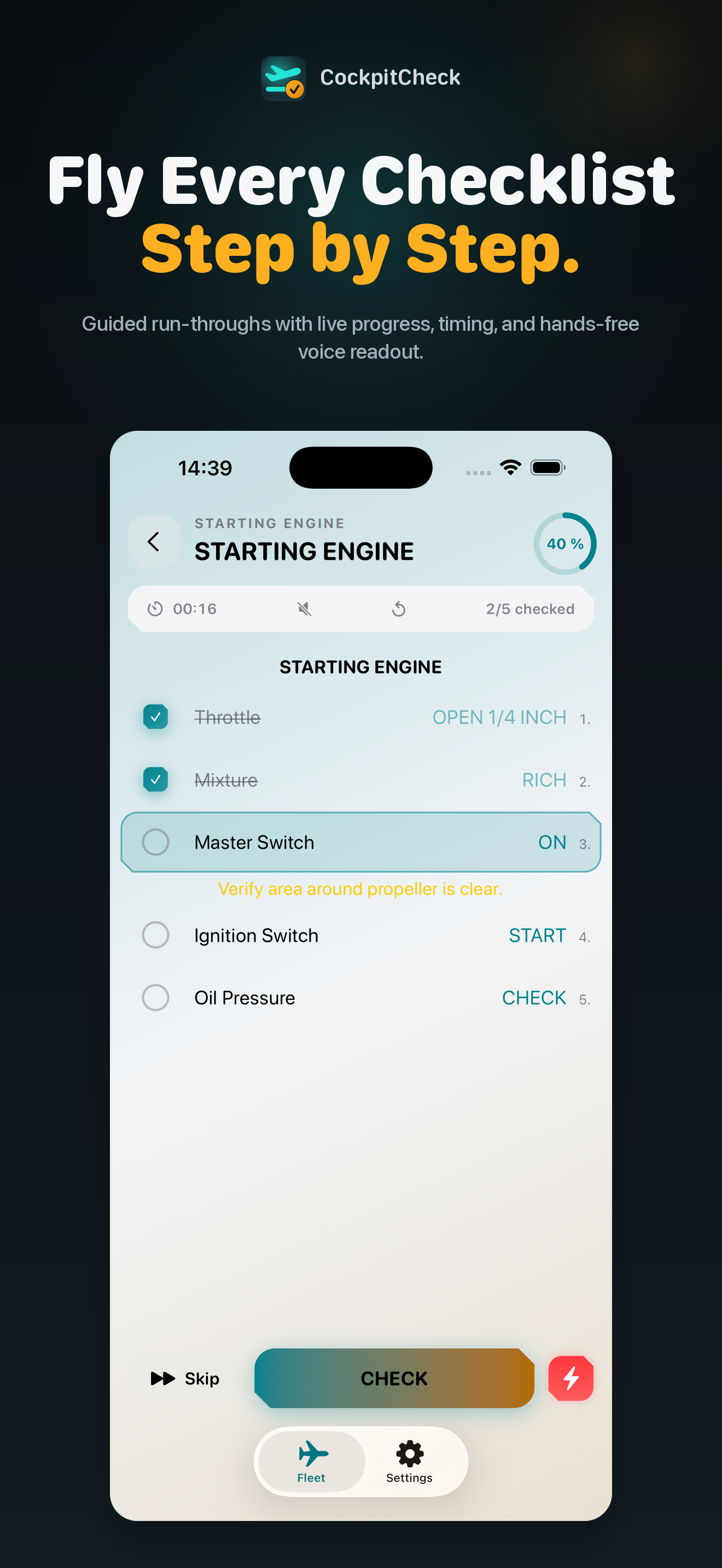 Cockpit-Check screenshot 2