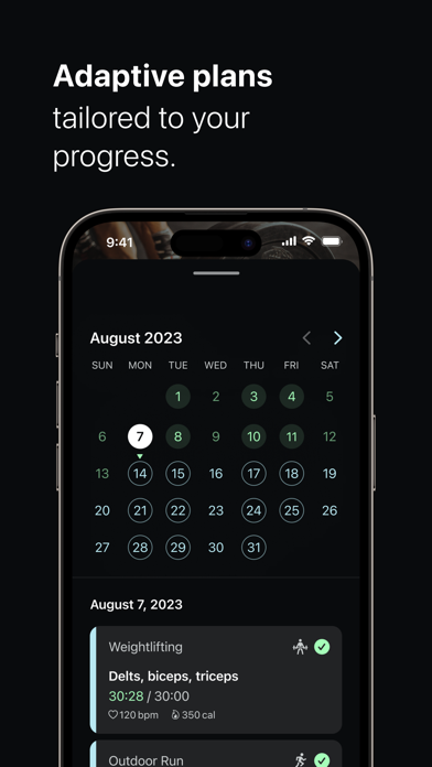 Pedestal—AI Athlete Training Screenshot