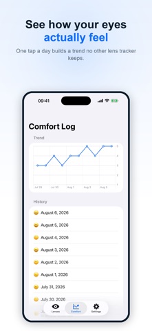 LensLoop: Contact Lens Tracker Screenshot 2 of 3