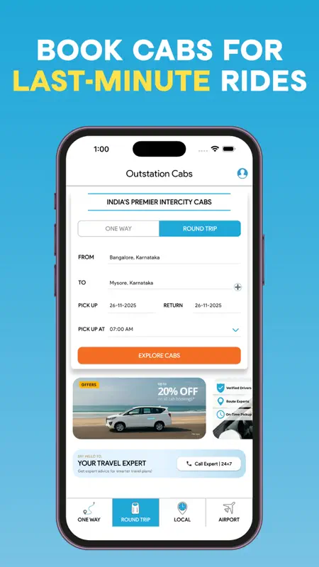 Savaari - Car Rental & Taxi screenshot 3 of 9