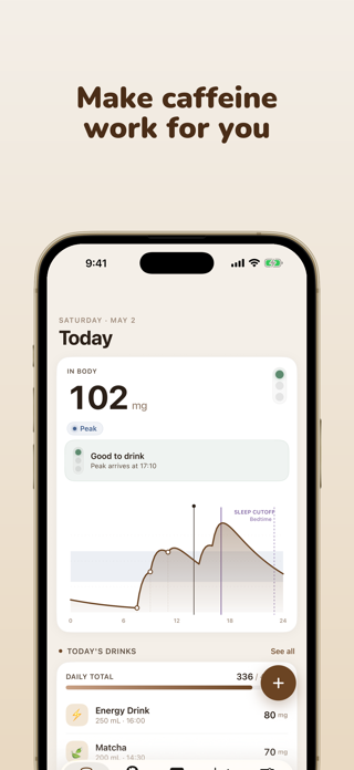 Caffeine Tracker: Coffee Log Screenshot 1 of 5