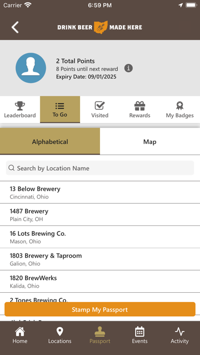 Ohio on Tap Screenshot