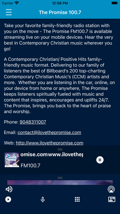 Screenshot #3 pour The Promise - FM100.7