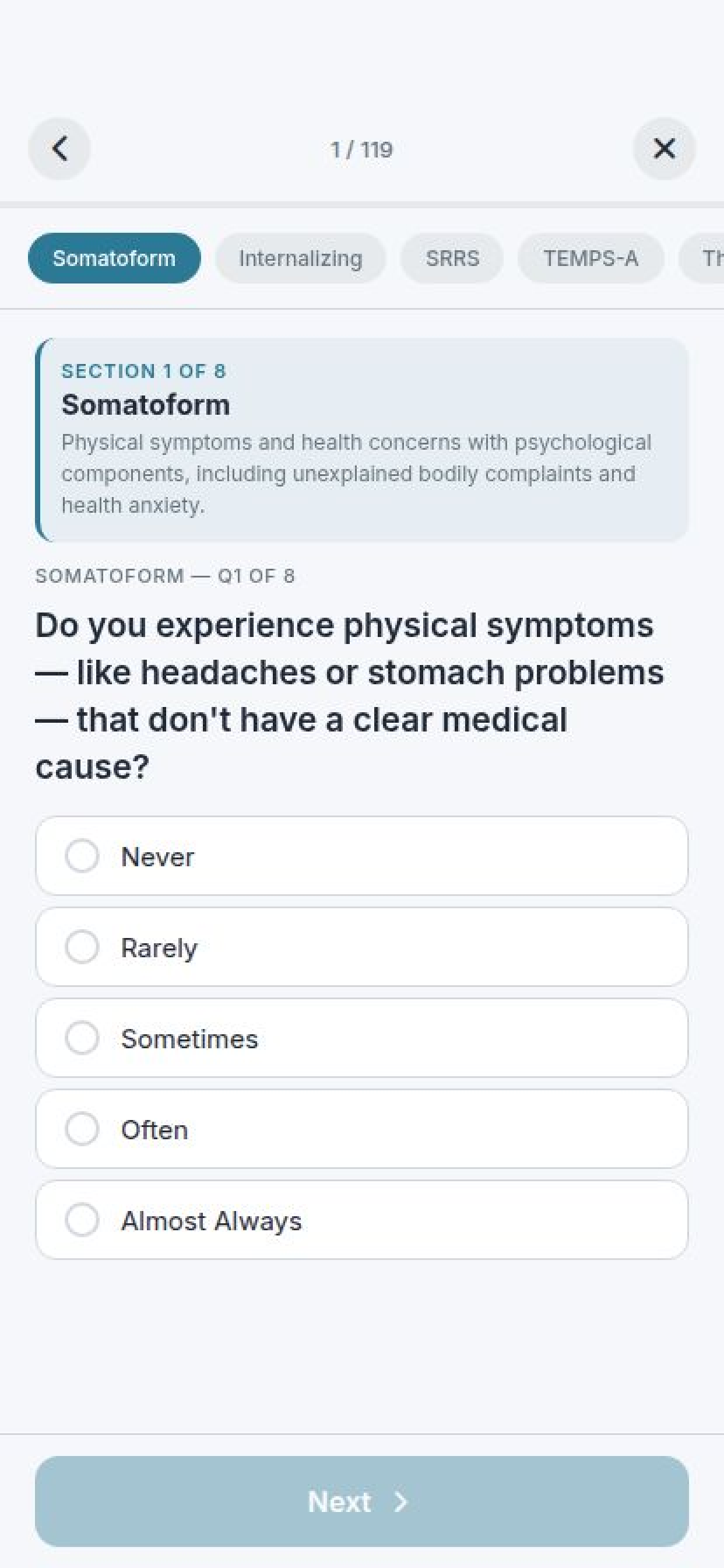 PsyMap Screener screenshot 8
