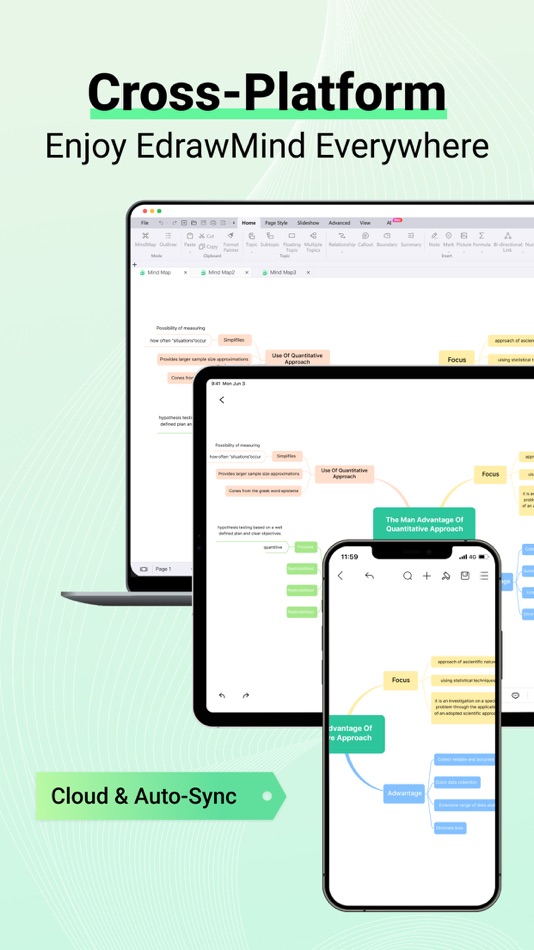 #1. EdrawMind: AI Mind Map, Notes (iOS) 由: Edraw Software Co., Ltd