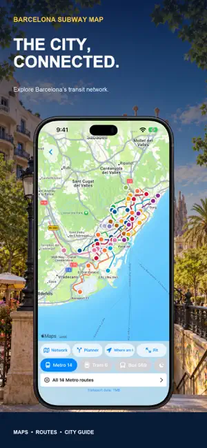 Barcelona Subway Map screenshot 2
