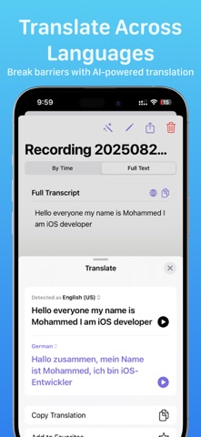 Speakly AI: Voice 2 Text Notes screenshot
