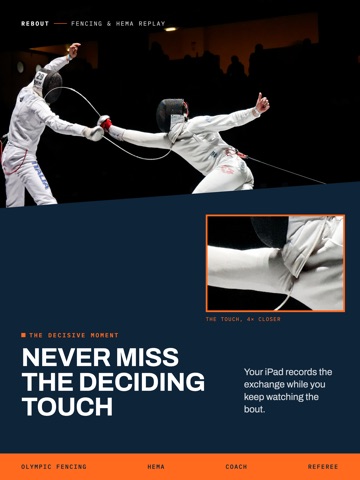 ReBout: Fencing & HEMA Replay iPad screenshot