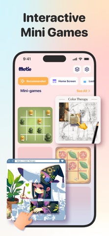 Motie - Self Care Pet Friend iPhone screenshot