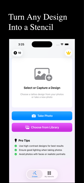 Stencil AI : Tattoo Maker Screenshot 1 of 3