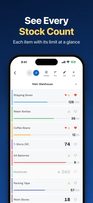 Inventory Management Counter screenshot 1