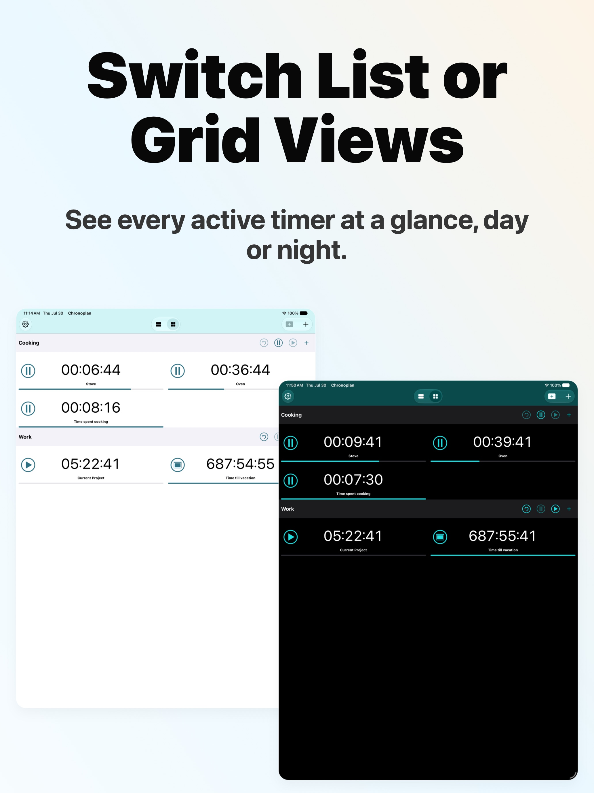 Chronoplan Timer screenshot 9