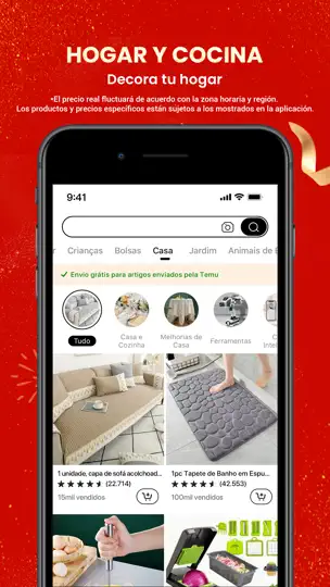 Captura de pantalla de Temu: Compra Como Millonario en iPhone 3