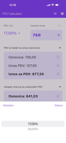 PDV Kalkulator Pro screenshot