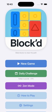 Block'd iPhone screenshot