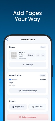 PDF Scanner - Scany iPhone screenshot