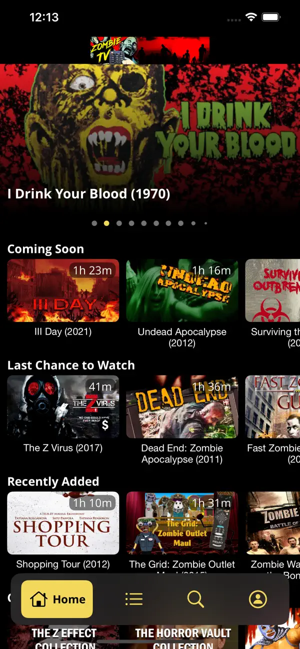 Screenshot #1 pour Zombie TV Channel