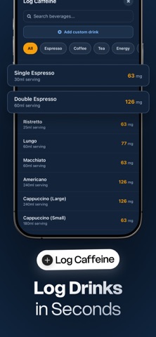QuitCaff: Caffeine Tracker Screenshot 2 of 6