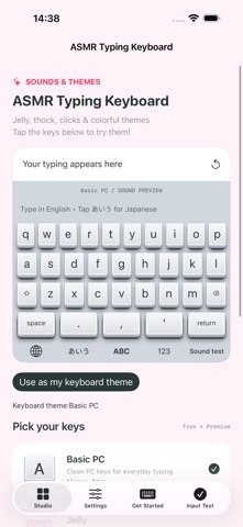 ASMR Typing Keyboard Screenshot 3 of 4